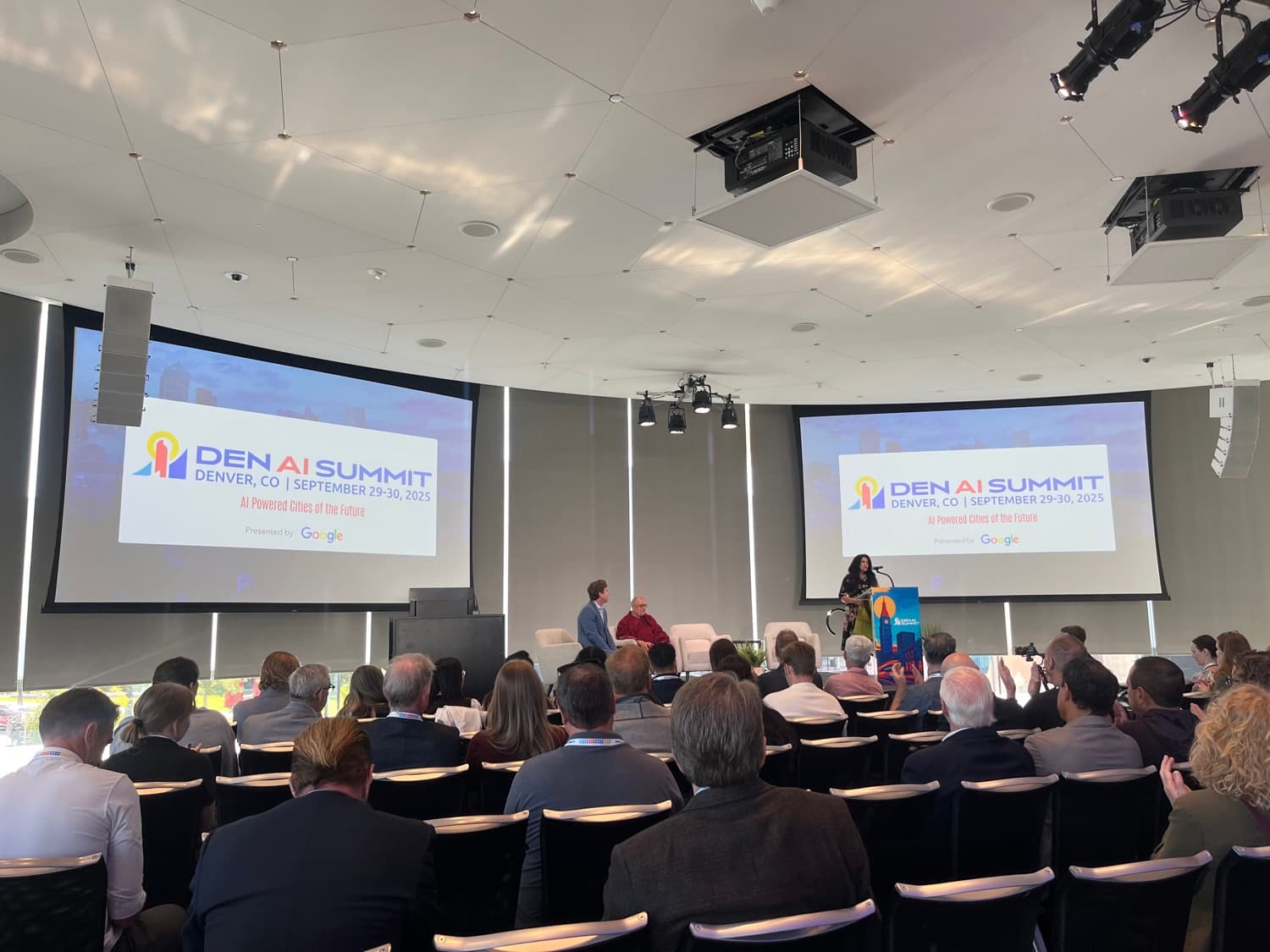 Susan Adams at the City of Denver's DEN AI Summit.